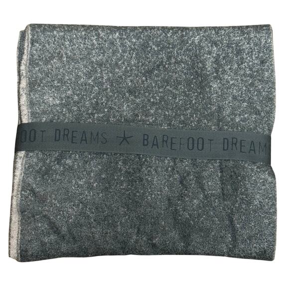 Barefoot Dreams CozyChic Lite Confetti Scarf Smokey Green Fog Gray NWT - Picture 5 of 7